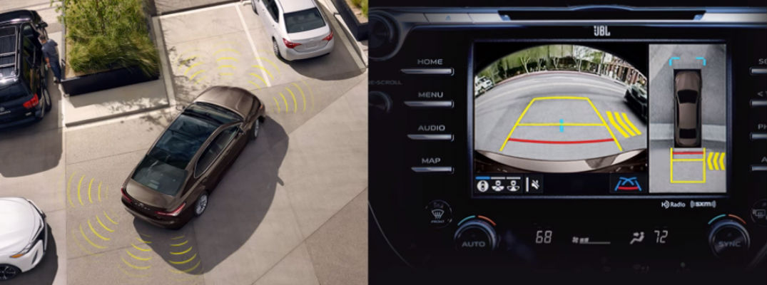 Intelligent Clearance Sonar with Rear Cross Traffic Alert Brake 